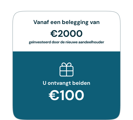 Beloning bij belegging van 2000 euro